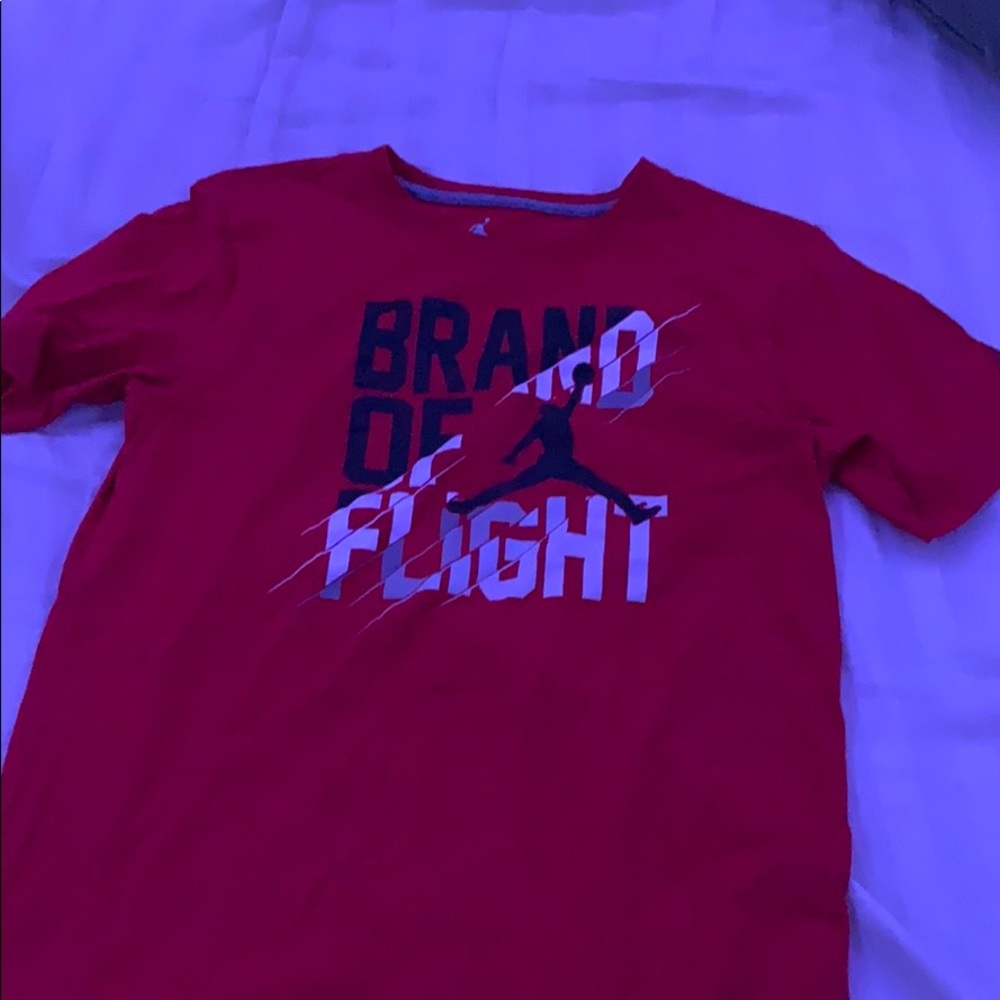 Air Jordan Brand of Flight Tee - Red, Youth XL